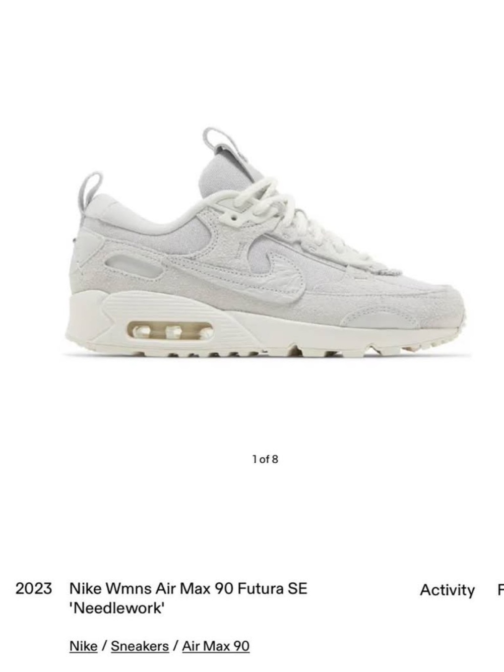 Nike Air Max 90 Futura SE in Off-White/Cream